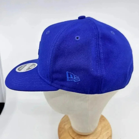 NEW New Era Los Angeles Dodgers Cap Original Fit 9FIFTY Snapback Dark Blue - Picture 2 of 7
